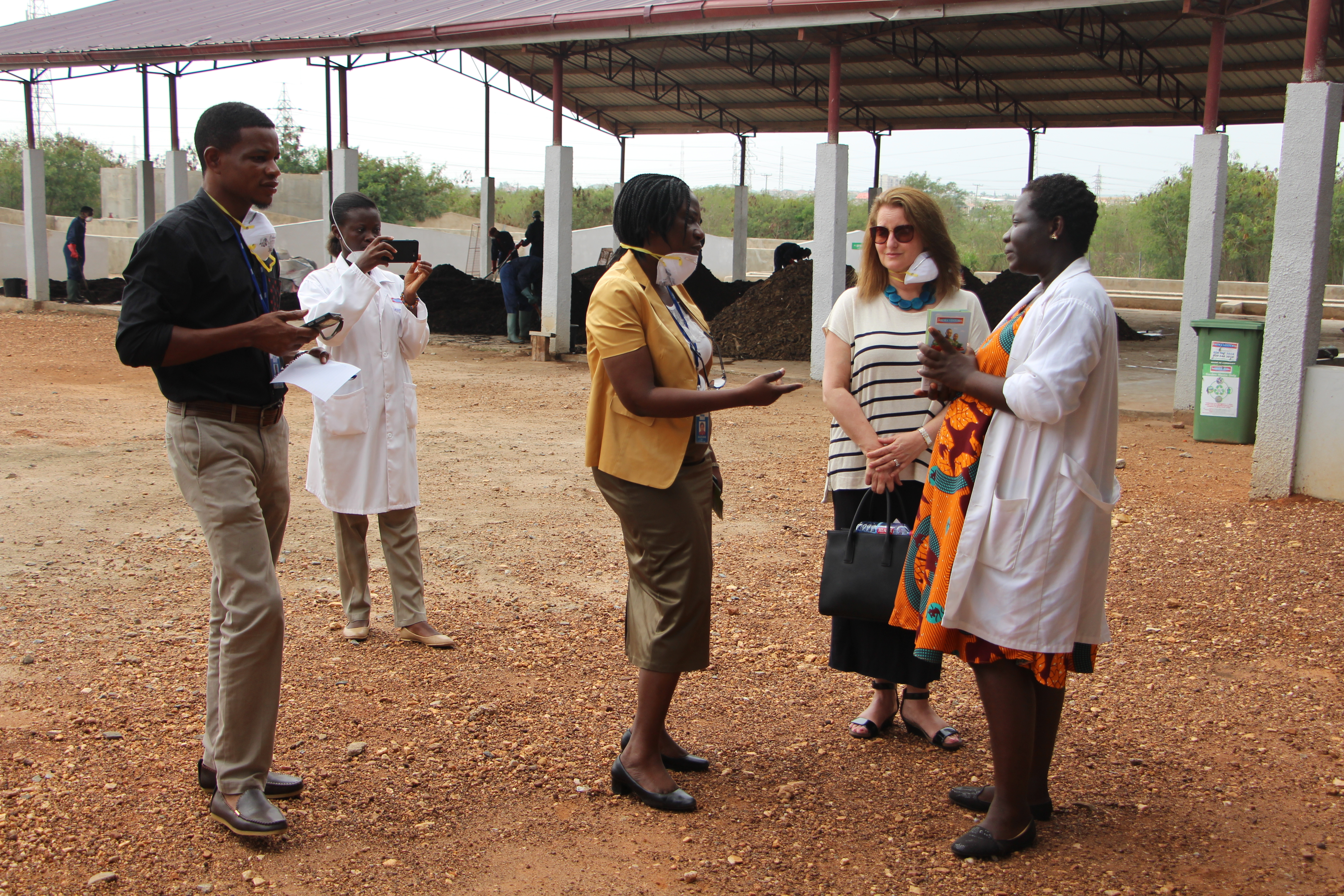 Dr. Sadoff being welcomed by JVL team
