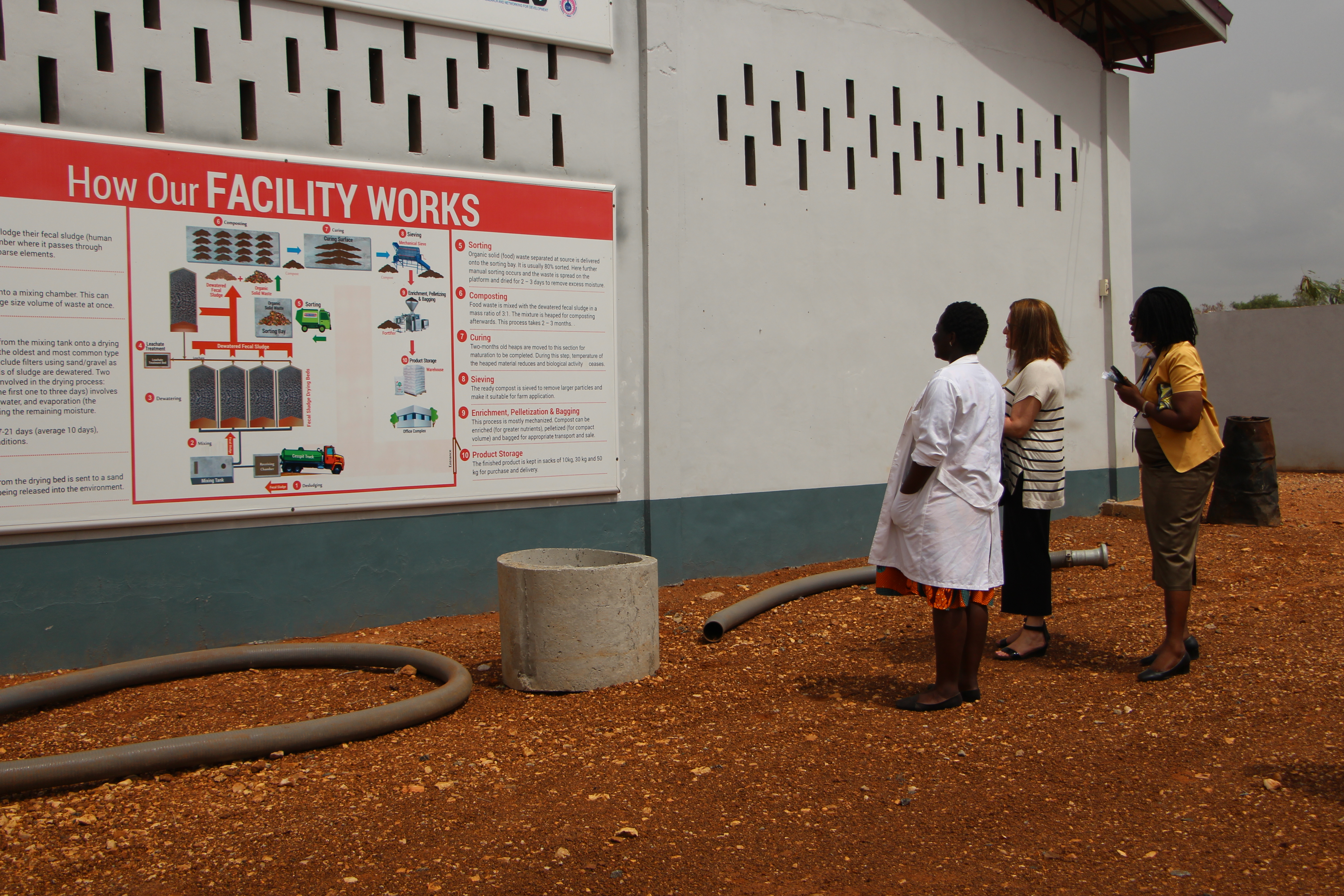 Tour of the compost plant facilities