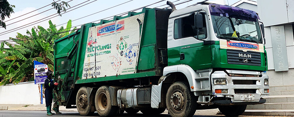 Local waste management companies in Ghana